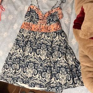 Short low back dress